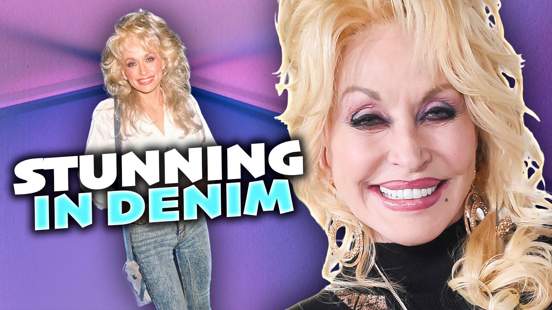 Video thumbnail for Rare Times Dolly Parton Dressed Down Her Denim Looks & Absolutely Stunned