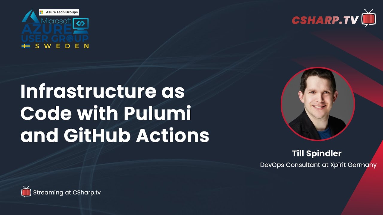 Video thumbnail for Infrastructure as Code with Pulumi and GitHub Actions