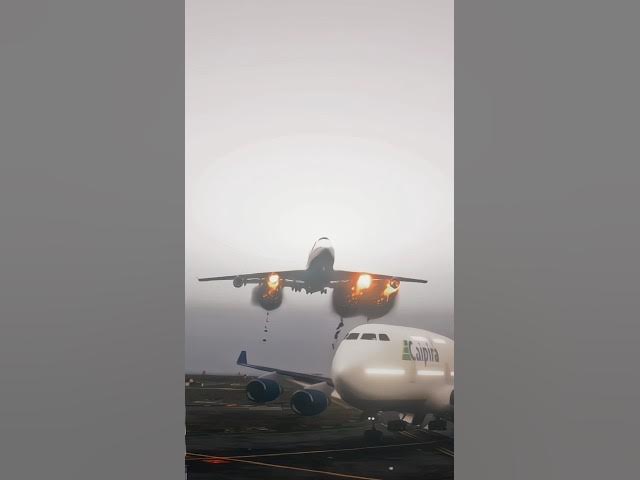 Video thumbnail for AIRBUS A380 engine fire #shorts