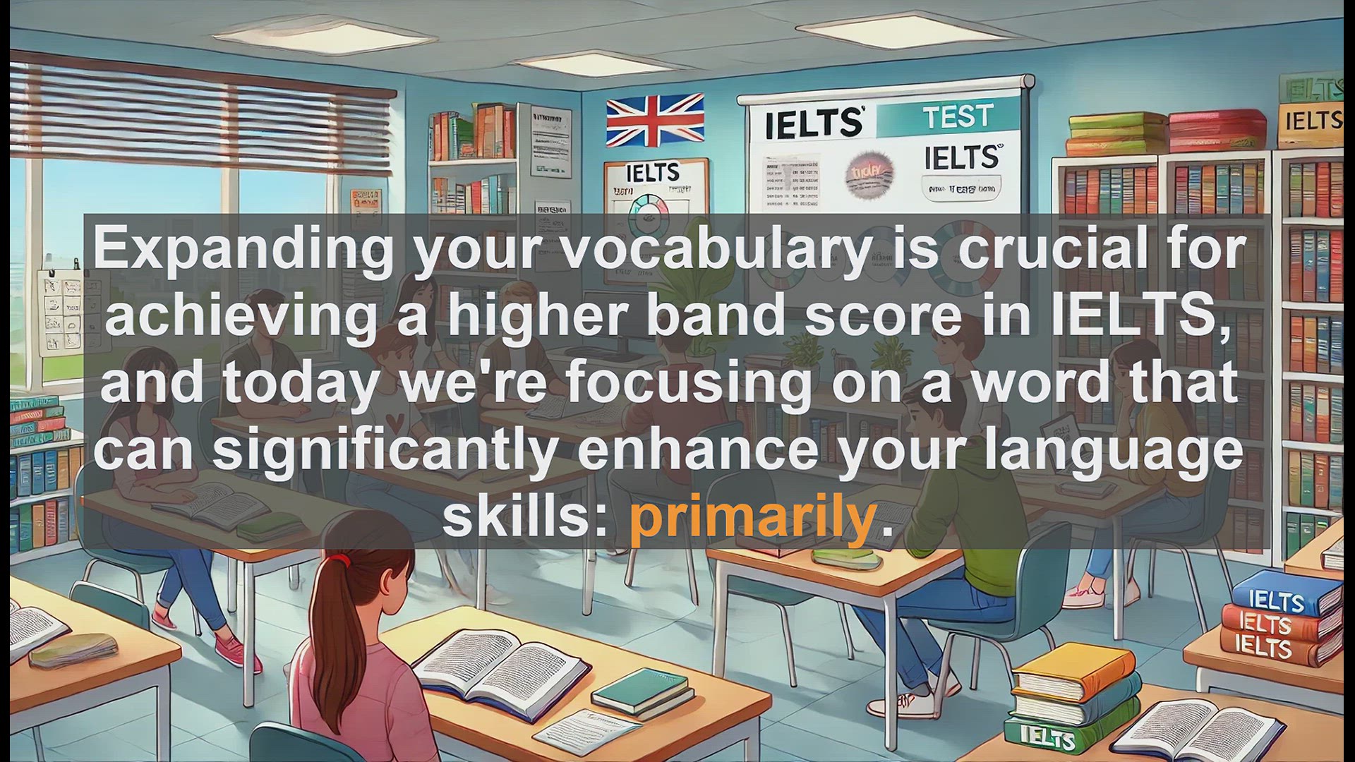 'Video thumbnail for 2500 Must Know IELTS 6.5 Vocabulary - Boost Your IELTS Score: Mastering the Word 'Primarily''