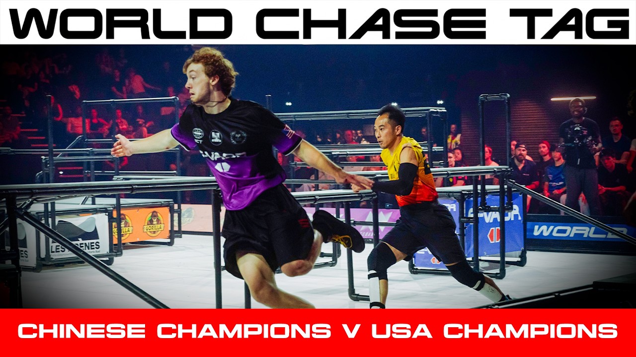Video thumbnail for 4x CHINA Champs FACE the US CHAMPIONS!! ParkourMan v NYX | WCT7 Group B
