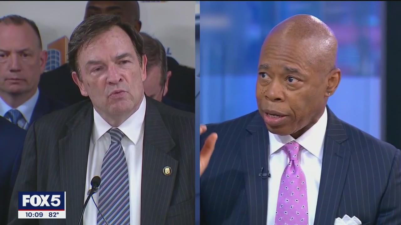'Video thumbnail for Former interim NYPD commissioner accuses Adams of corruption'