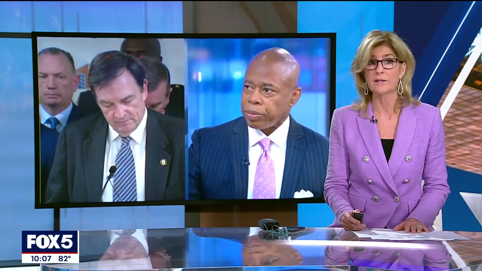 'Video thumbnail for Former interim NYPD commissioner accuses Adams of corruption'