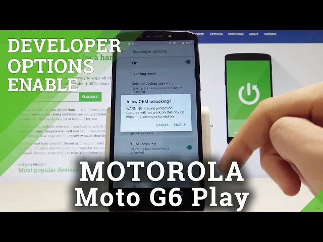 Video thumbnail for How to Enable Developer Options on MOTOROLA Moto G6 Play - Enable OEM Unlocking