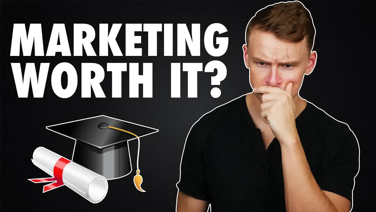 Video thumbnail for shane hummus: is a marketing degree worth it? career paths, job growth, & opportunities