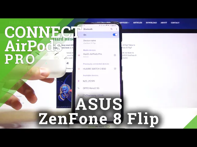 Video thumbnail for How to Connect AirPods Pro with ASUS ZenFone 8 Flip – Pair AirPods