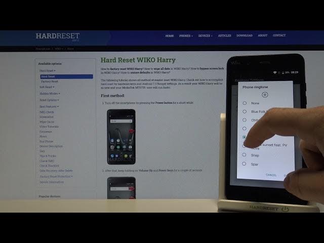 Video thumbnail for Ringtone List in Wiko Harry – Check Default Ringtones