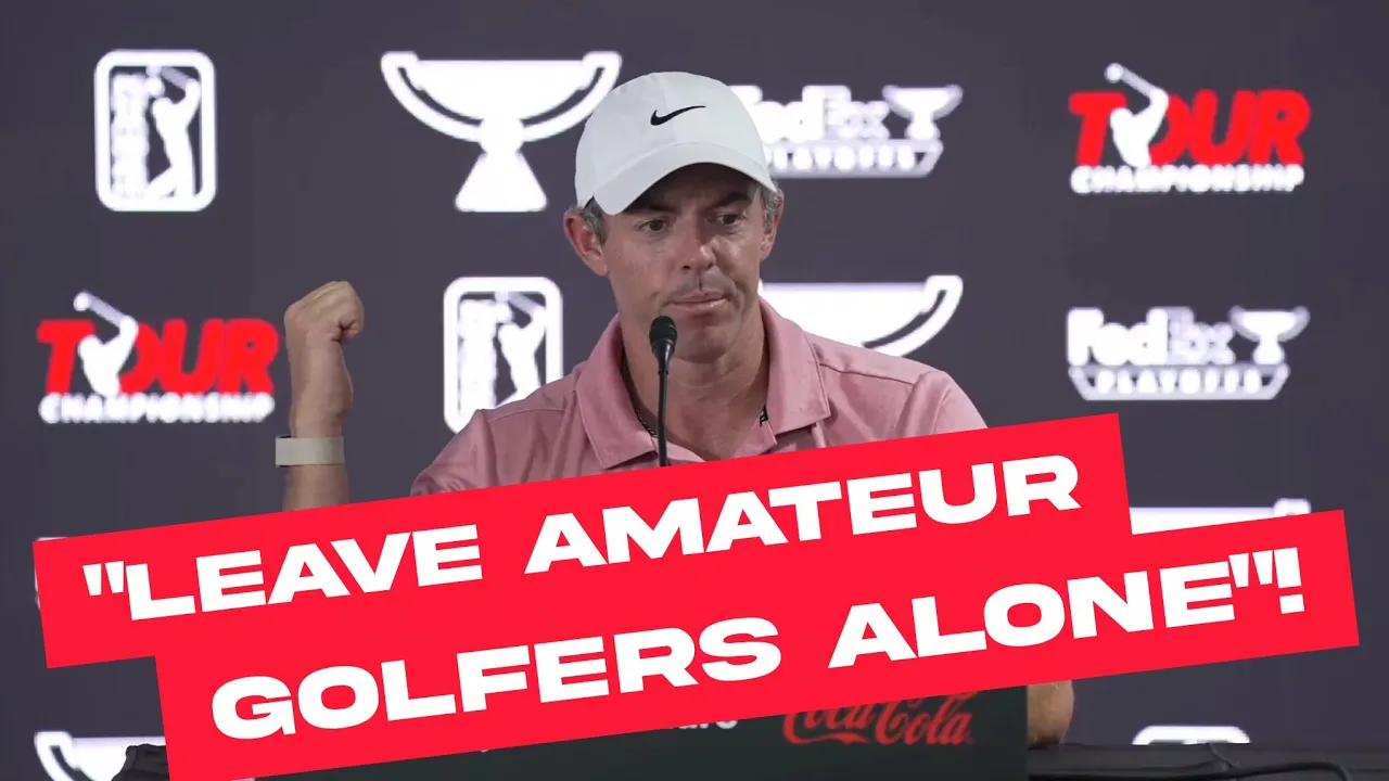 Video thumbnail for Rory McIlroy: Leave amateur golfers alone with golf ball rollback