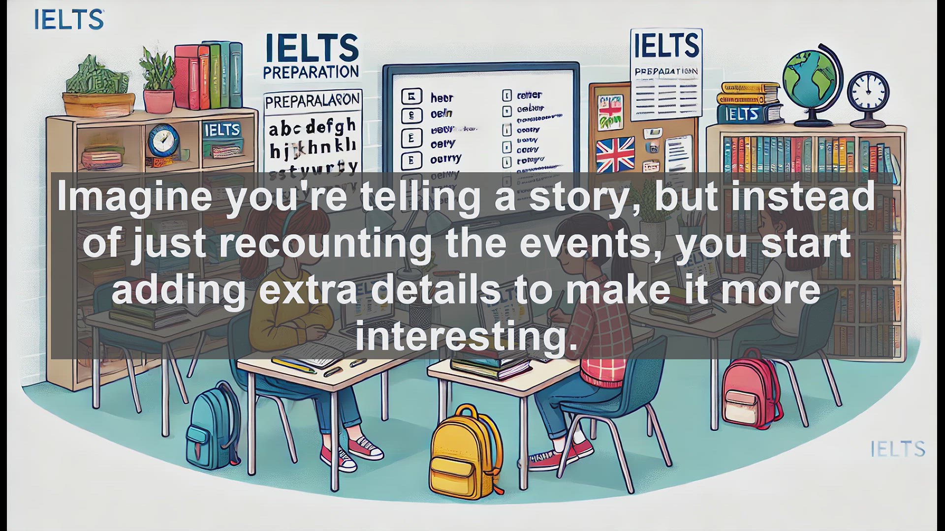 'Video thumbnail for 5000 Must Know IELTS 8.0 Vocabulary - Mastering 'Embellish': Boost Your IELTS Score to Band 8.0'