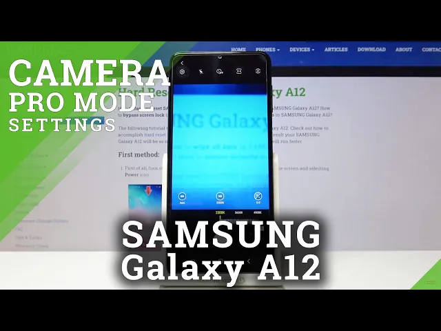 Video thumbnail for How to Use Camera Pro Mode in Samsung Galaxy A12?