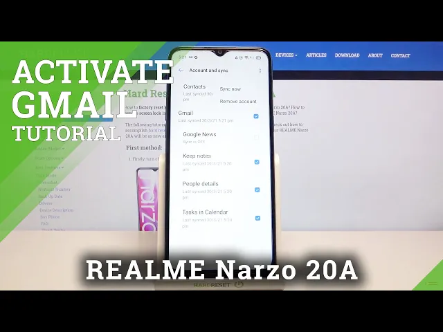 Video thumbnail for Logout from Gmail Account – REALME Narzo 20A & Gmail User Options