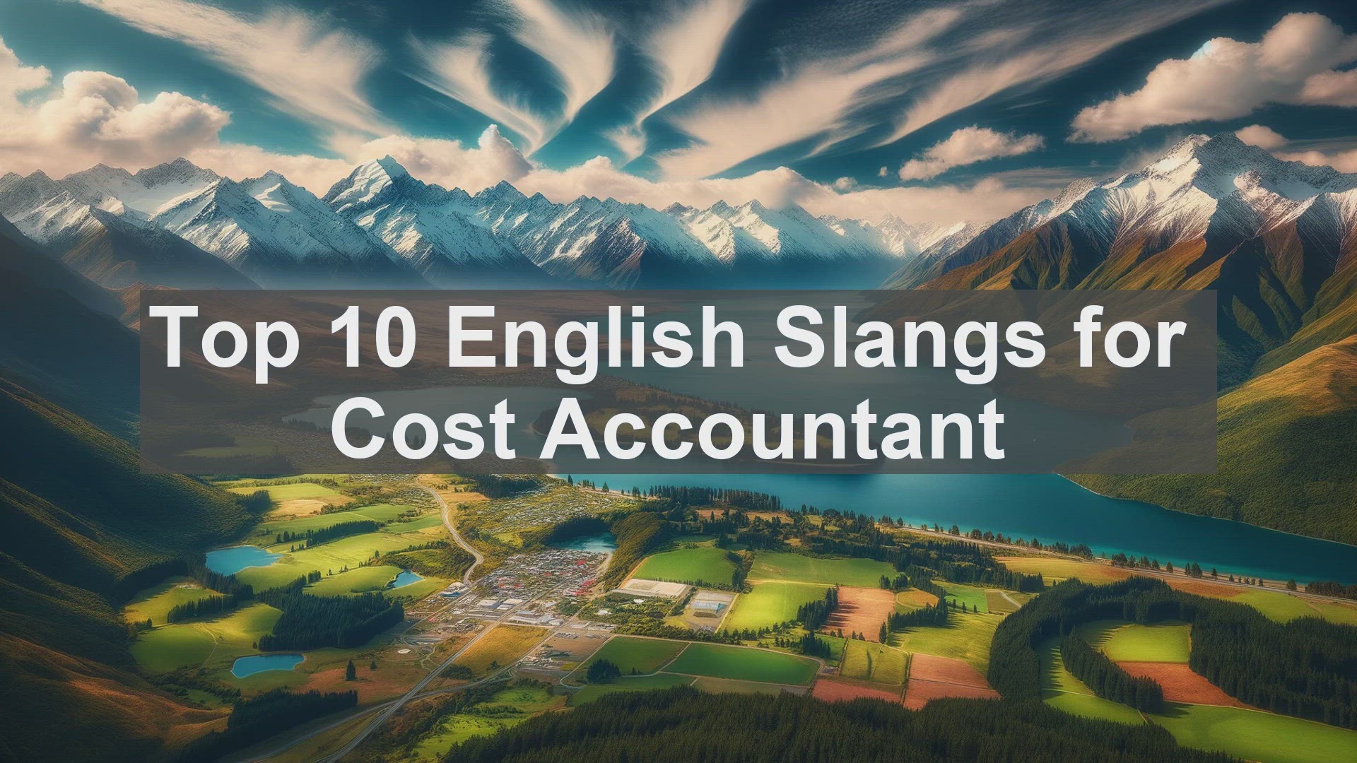'Video thumbnail for Top 10 English Slangs for Cost Accountant'