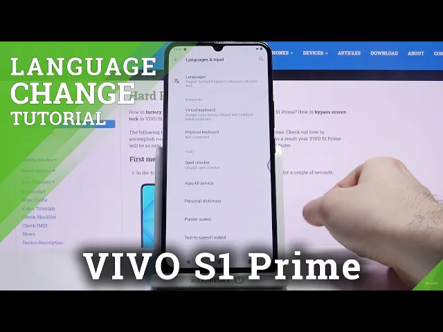 Video thumbnail for How to Change Keyboard Language on VIVO S1 PRIME – Open Keyboard Settings