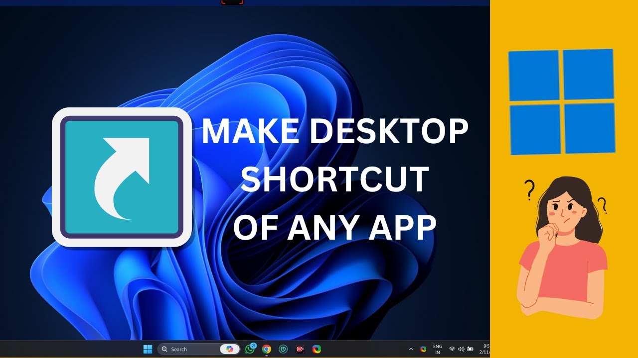 'Video thumbnail for How to Create a Desktop Shortcut on Windows 11 | GearUpWindows Tutorial'
