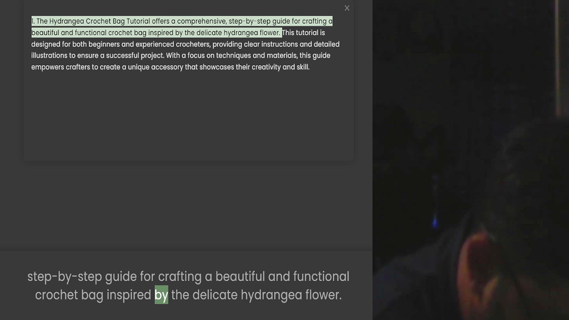 Video thumbnail for 1. The Hydrangea Crochet Bag Tutorial offers a comprehensive, step-by-step guide for crafting a beautiful and functional crochet bag inspired by the delicate hydrangea flower. This tutorial is designed for both beginners and experienced c