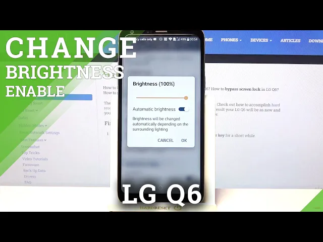 Video thumbnail for LG Q6 and Automatic Brightness Option - Enable Adaptive Brightness