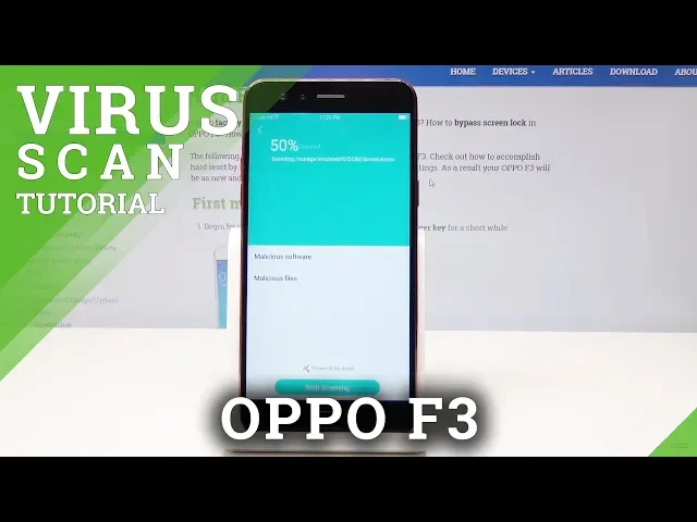 Video thumbnail for OPPO F3 VIRUS SCAN - How to Detect Viruses & Malware