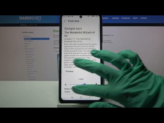 Video thumbnail for How to Adjust Font Size in TCL 20 L – Change Text Size