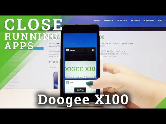 Video thumbnail for How to Turn Off Running Applications on DOOGEE X100 - Speed Up Smartphone