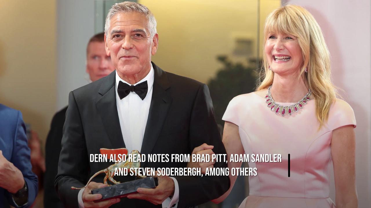 Video thumbnail for IN CASE YOU MISSED IT: George Clooney receives honorary Golden Lion at Venice Film Festival.