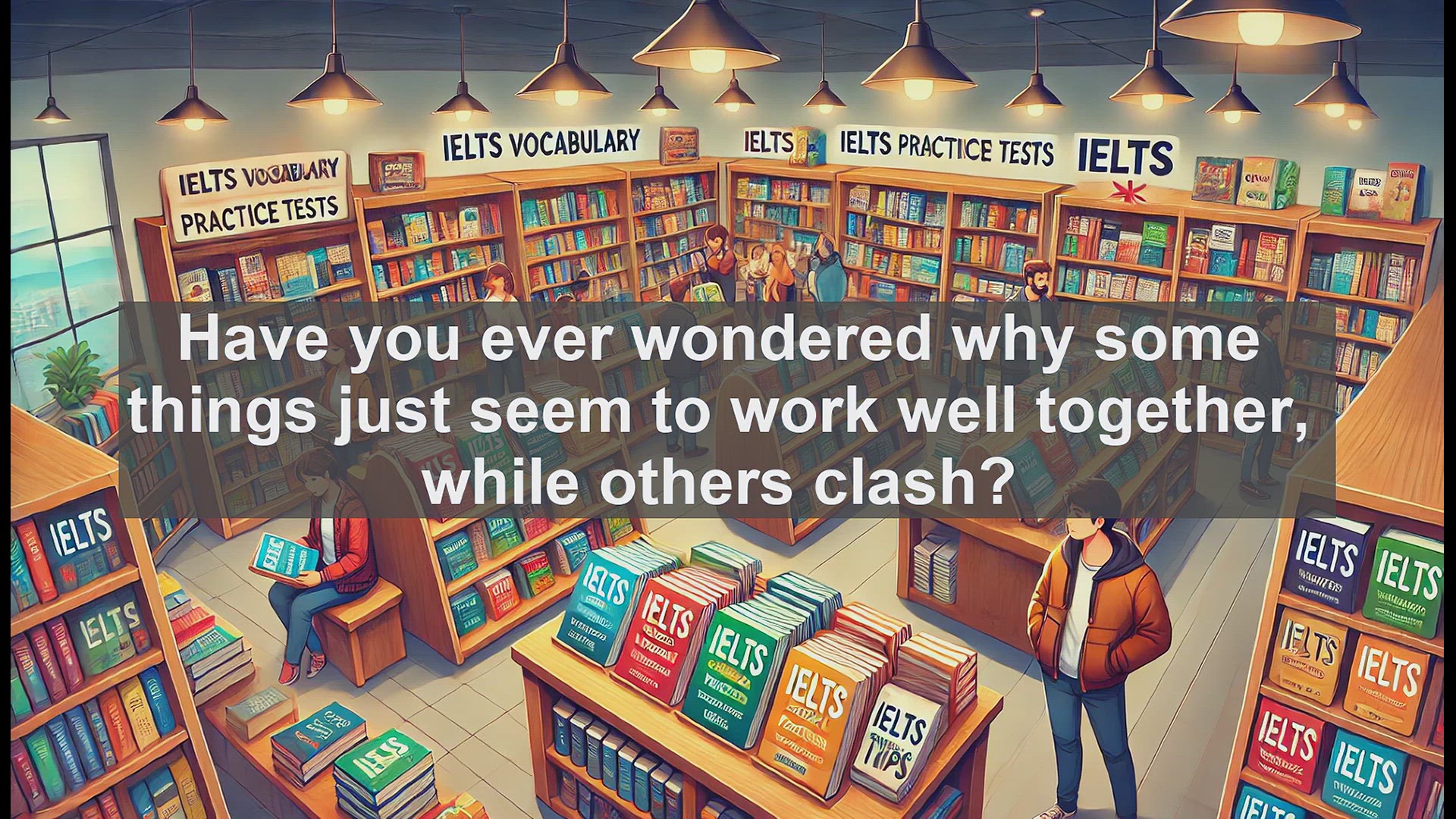 'Video thumbnail for 2500 Must Know IELTS 6.5 Vocabulary - Understanding 'Compatible': Harmony in Language and Life'