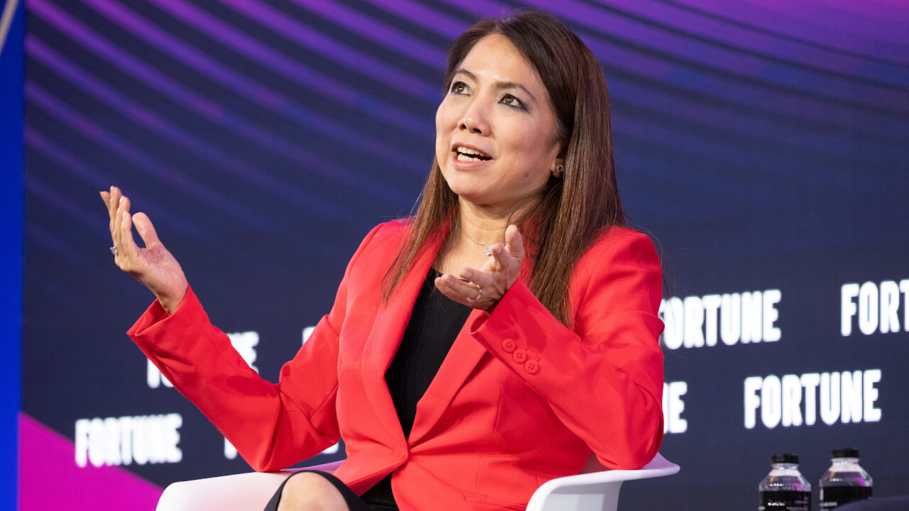'Video thumbnail for Bank CEO knows her job is also at risk from Al'