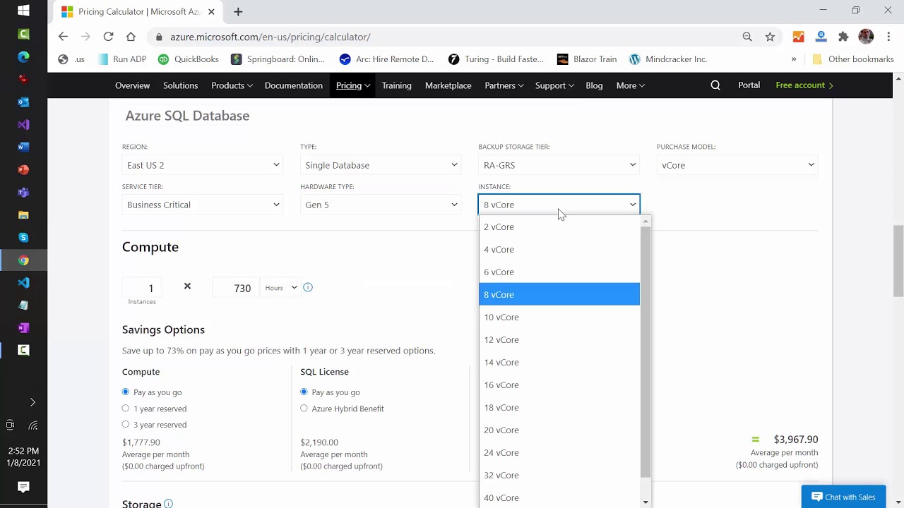 'Video thumbnail for Azure Pricing Calculator'