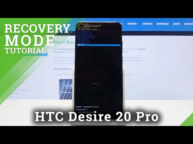 Video thumbnail for How to Boot into Recovery Mode in HTC Desire 20 Pro – Enter & Exit Recovery Menu