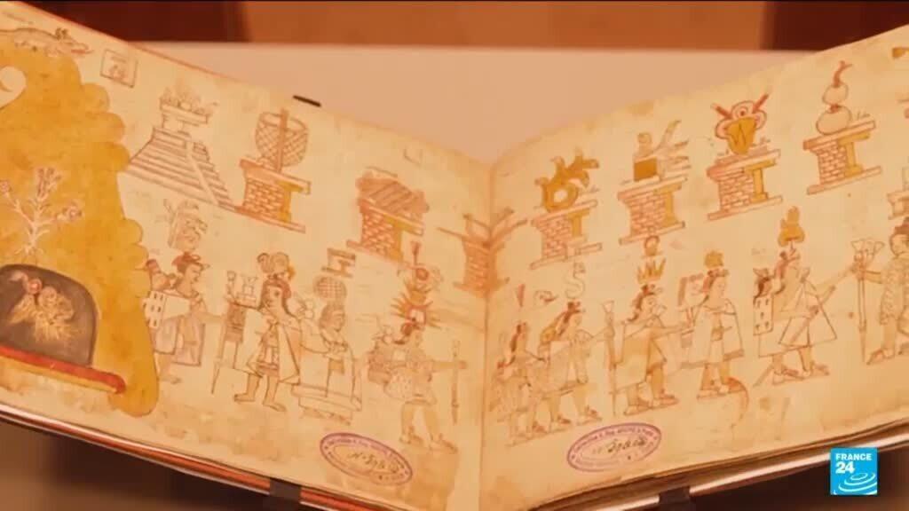 Video thumbnail for Prized Aztec codex returns to Mexico on loan