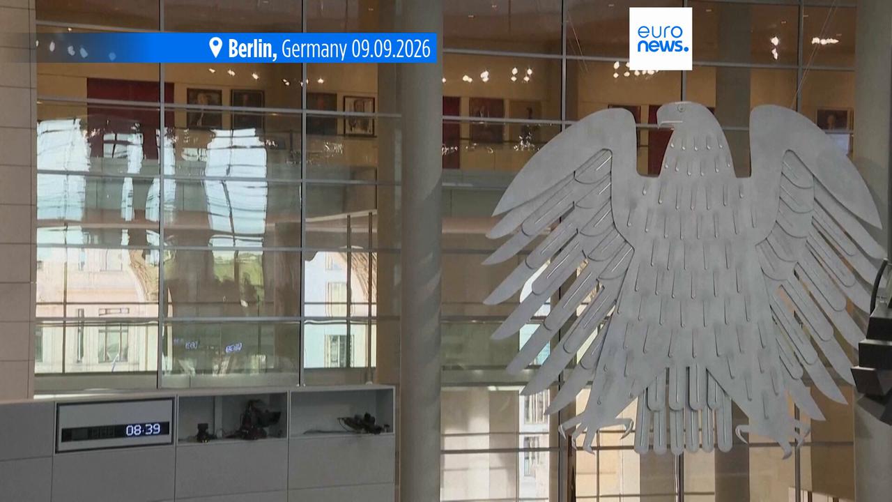 Video thumbnail for Germany's Merz accuses AfD of promoting 'ethnic cleansing' in Bundestag clash with Weidel