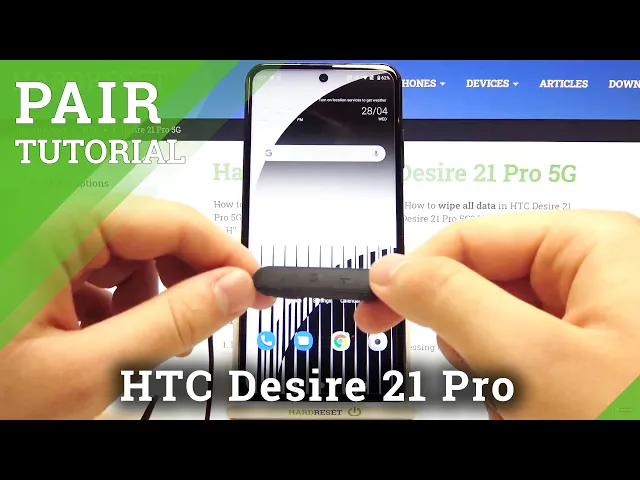Video thumbnail for HTC Desire 21 Pro 5G - Connect HUAWEI AM61 Wireless Headphones
