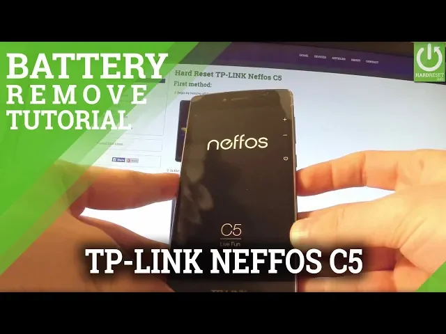Video thumbnail for Remove Battery in TP-LINK Neffos C5 - Soft Reset / Force Restart