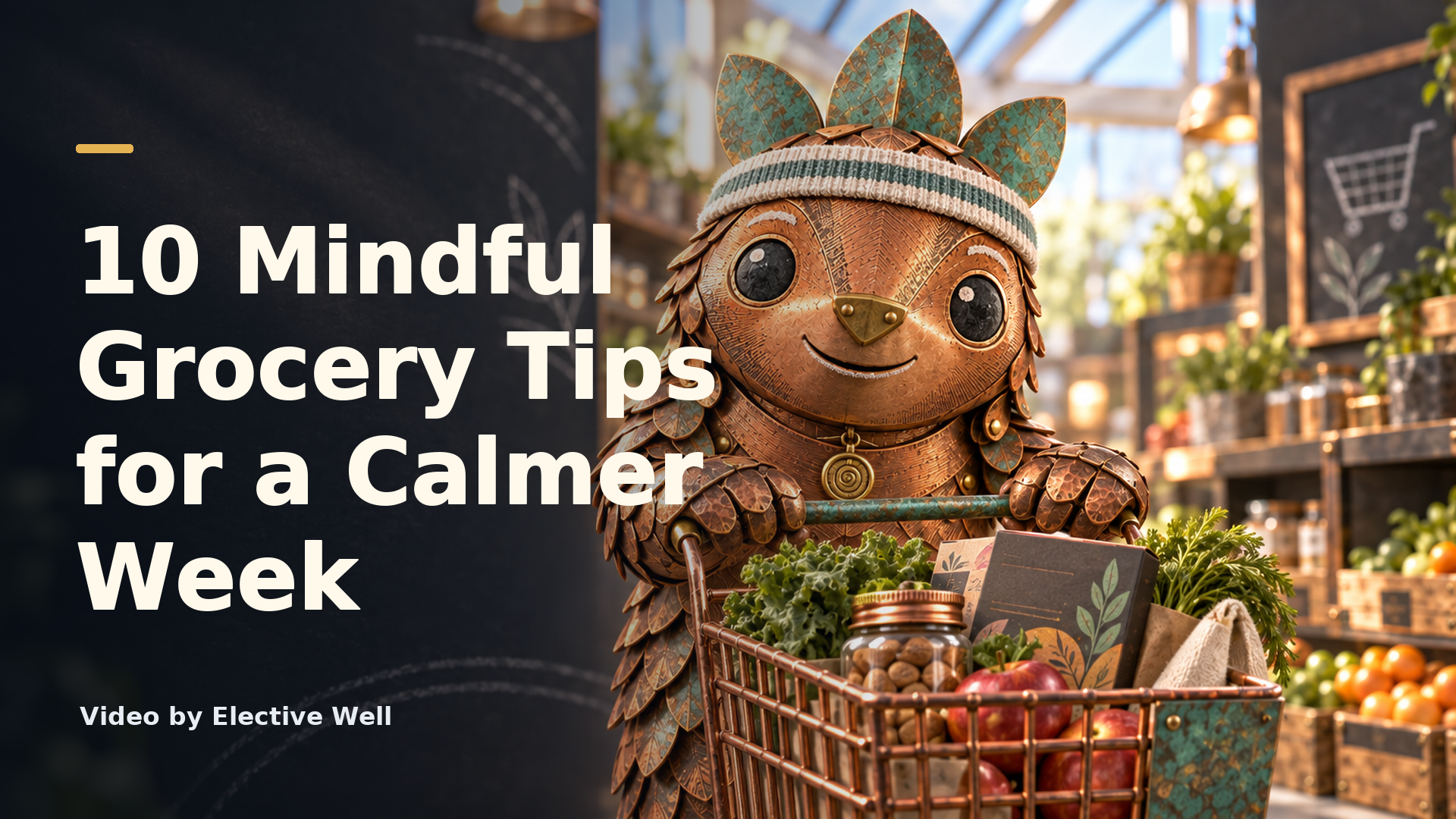 Video thumbnail for 10 Tips for Mindful Grocery Shopping