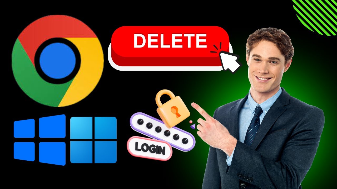 'Video thumbnail for How to Delete Saved Passwords in Google Chrome on Windows 11 or 10 | GearUpWindows Tutorial'