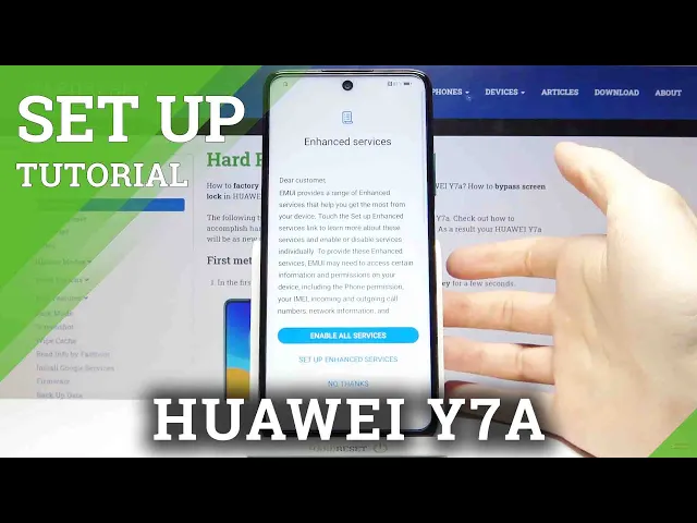 Video thumbnail for How to Set Up HUAWEI Y7a – Activation Process