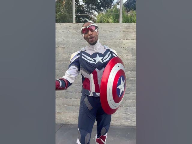 'Video thumbnail for Captain America at Disney California Adventure ⚒️ #avengerscampus #disney #marvel #captainamerica'