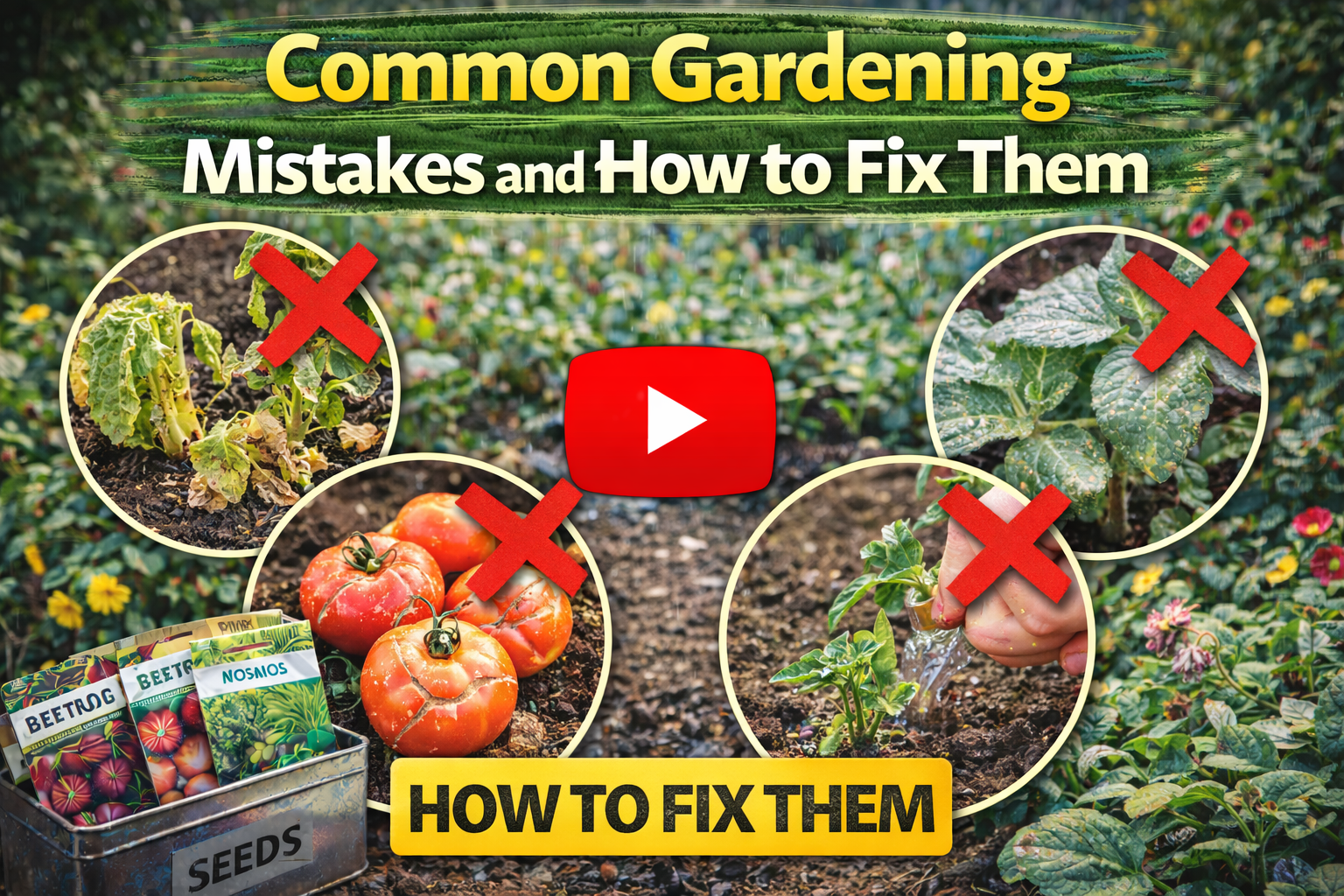 Video thumbnail for Common Gardening Mistakes and How to Fix Them