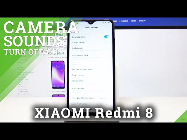 Video thumbnail for How to Turn Off Camera Sounds in XIAOMI Redmi 8 – Switch Off Shutter Sound