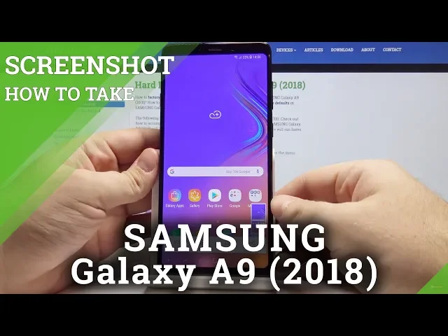 Video thumbnail for How to Take Screenshot in SAMSUNG Galaxy A9 (2018) - Capture Screen