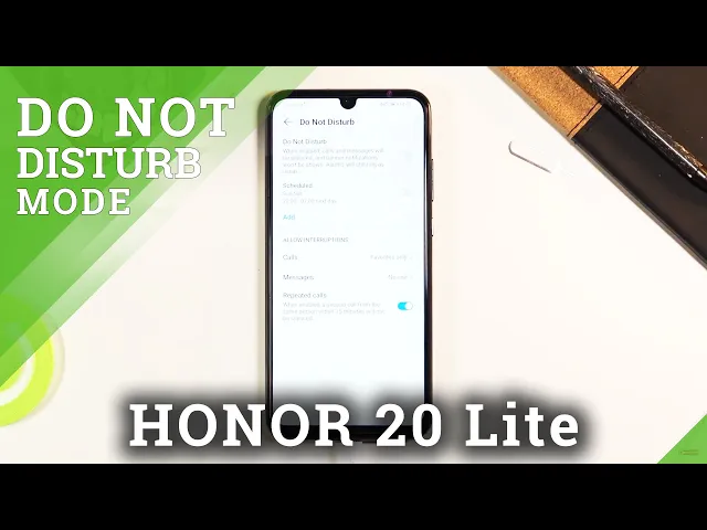 Video thumbnail for How to Activate Do Not Disturb Mode on HONOR 20 Lite – Enter DND Mode
