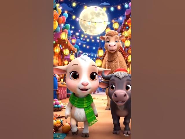 Video thumbnail for Cute Baby Animals Celebrate Eid 🌙🐐.      #usashorts