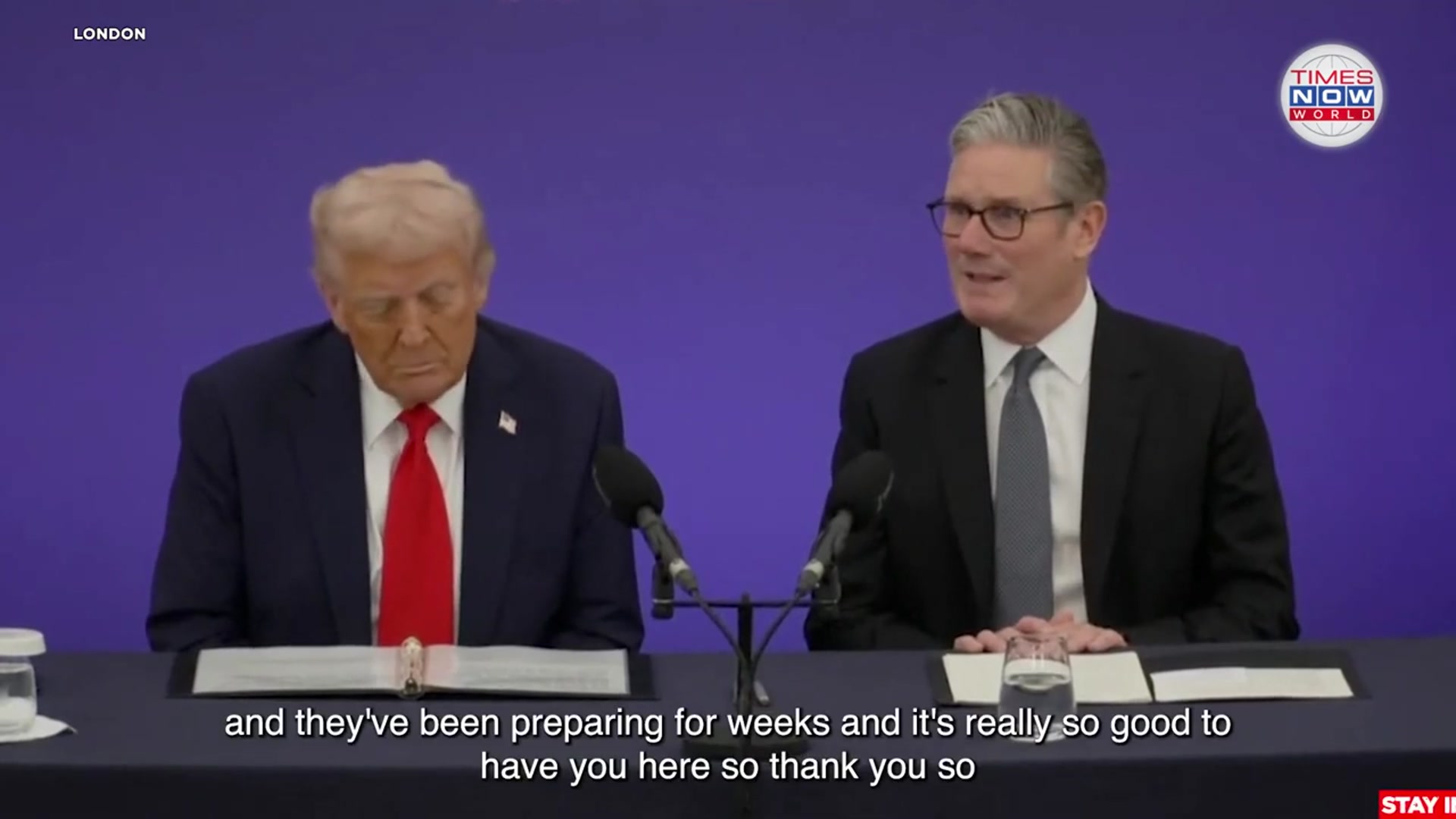 'Video thumbnail for Chequers Turns Historic as Trump and Keir Starmer Unveil 15,000 UK Jobs From U.S. Investments'