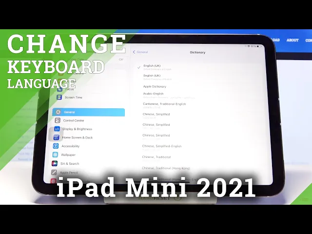 Video thumbnail for How to Change Keyboard Dictionary on APPLE iPad Mini 2021 - Manage Input Languages