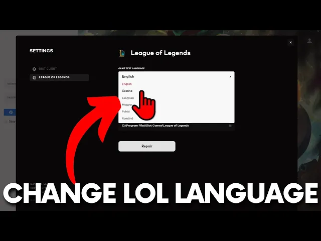 Video thumbnail for How to Change Language in League of Legends - Switch LOL Client Language #lolguide