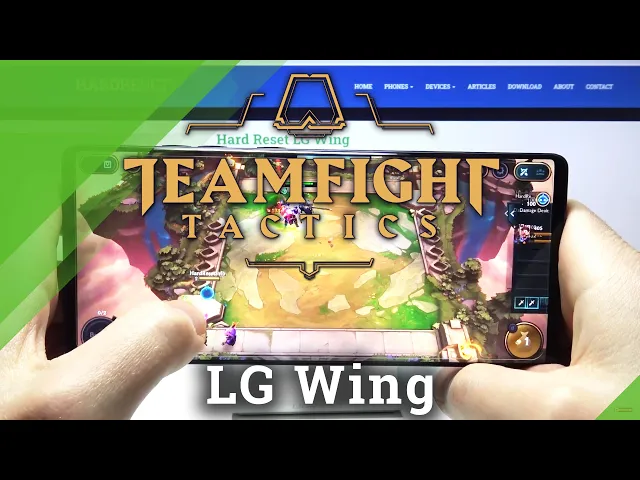 Video thumbnail for Teamfight Tactics on LG WING – TFT Gameplay Test