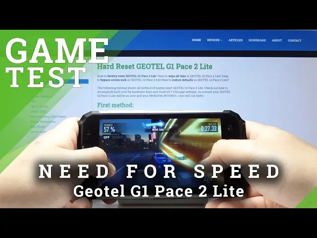 Video thumbnail for How Need For Speed works on Geotel G1 Pace 2 Lite - NFS FPS / Game Review