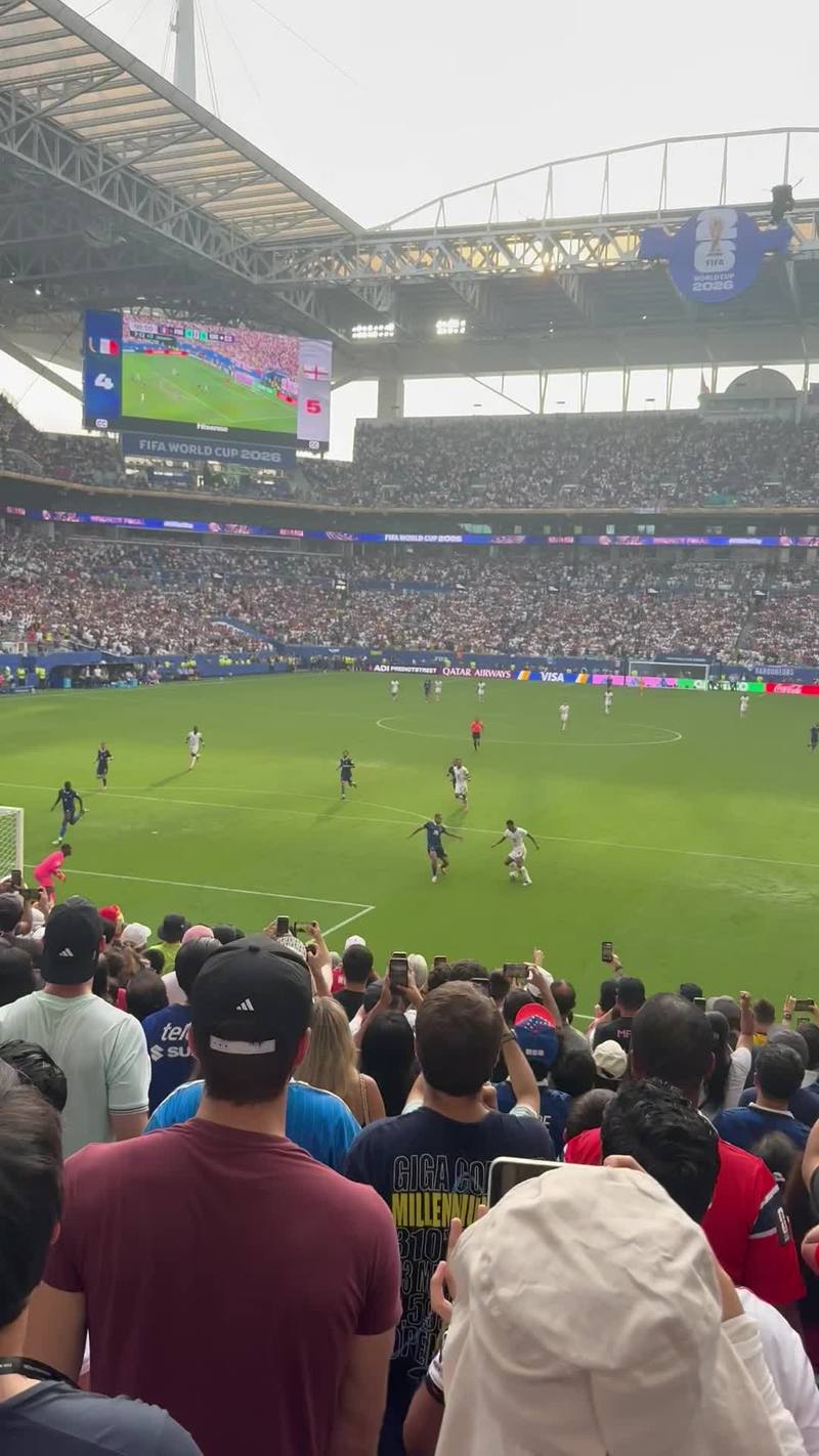 Video thumbnail for Crowd Erupts as England Scores in World Cup Bronze Match