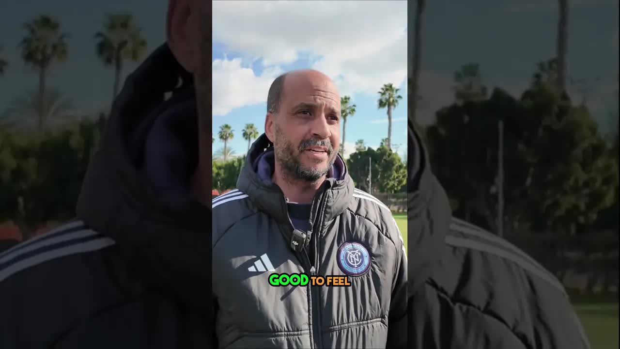 Video thumbnail for NYCFC Assistant Coach on Pre-Season Training Camp