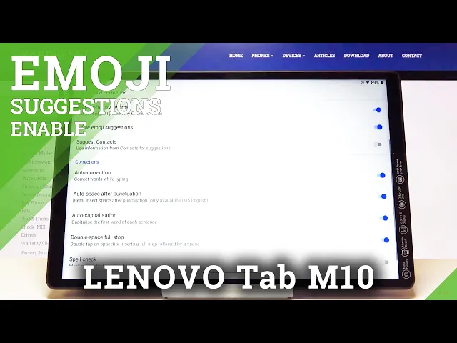 Video thumbnail for How to Show Emoji Suggestions in LENOVO Tab M10 – Activate Predictive Emoji