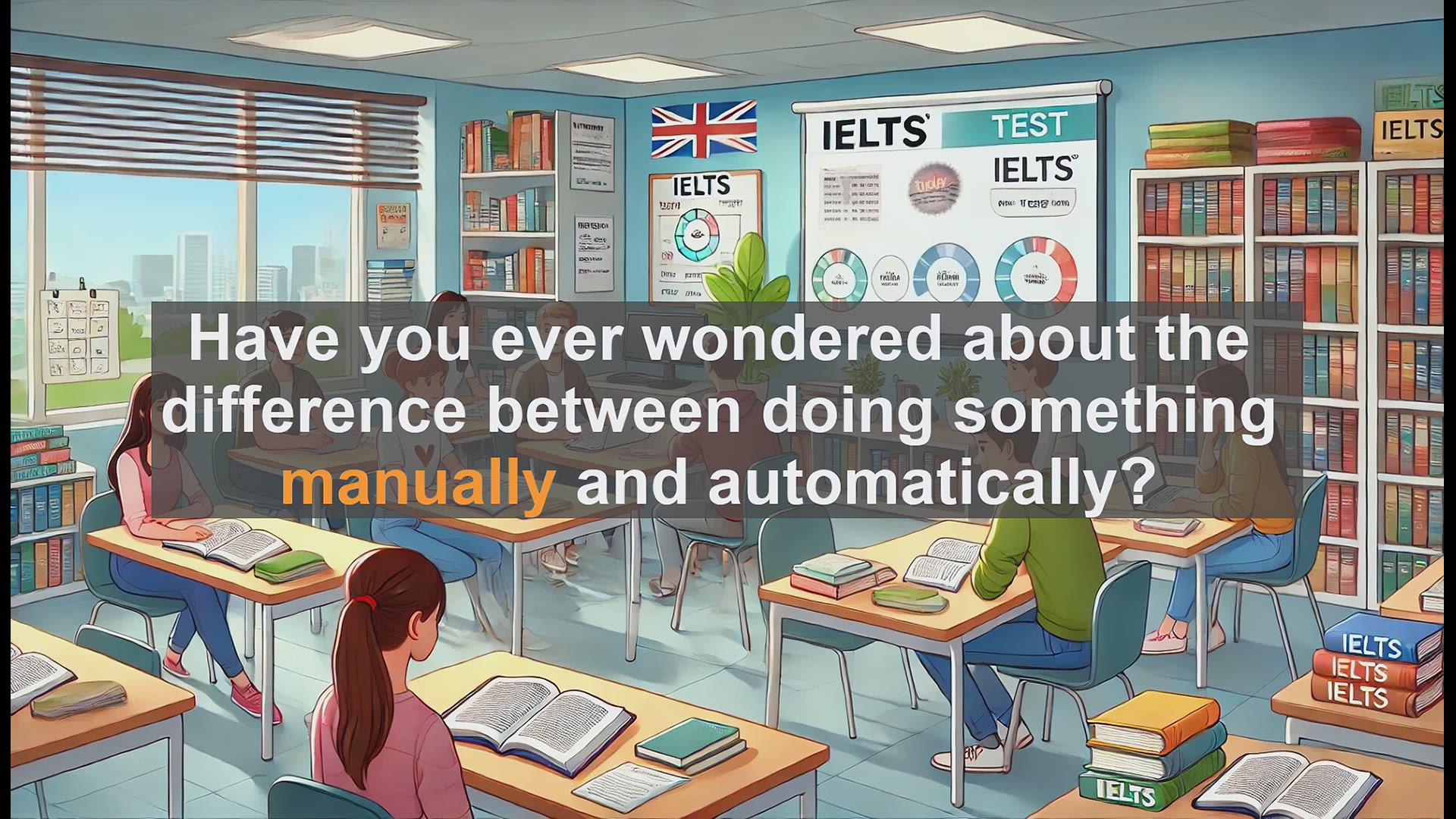 'Video thumbnail for 2500 Must Know IELTS 6.5 Vocabulary - Understanding 'Manually': Key IELTS Vocabulary Explained'